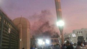 التعرض للتفجير المسجد النبوي
